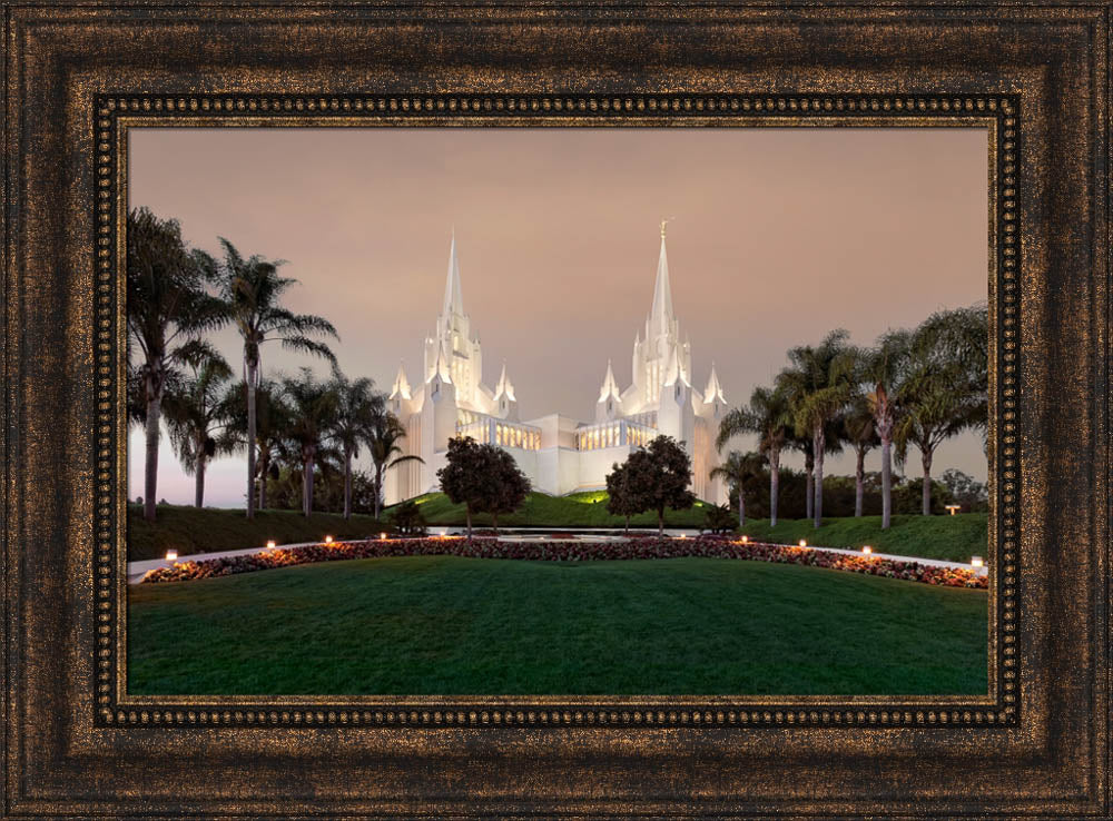 San Diego Temple - Autumn Sky