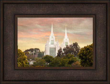 San Diego Temple - Yellow Skies