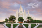 San Diego Temple - Covenant Path Series 12x18 repositionable poster