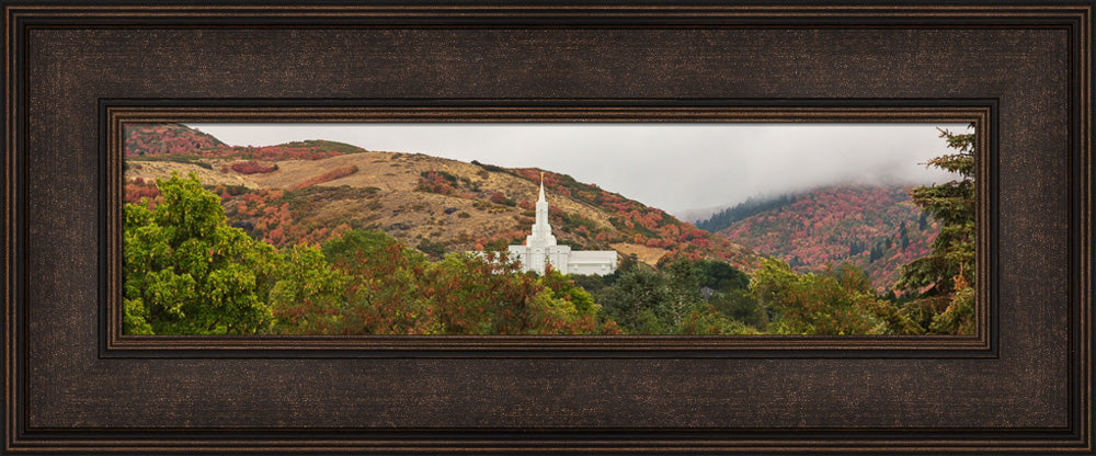 Bountiful Temple - Fall Mountains