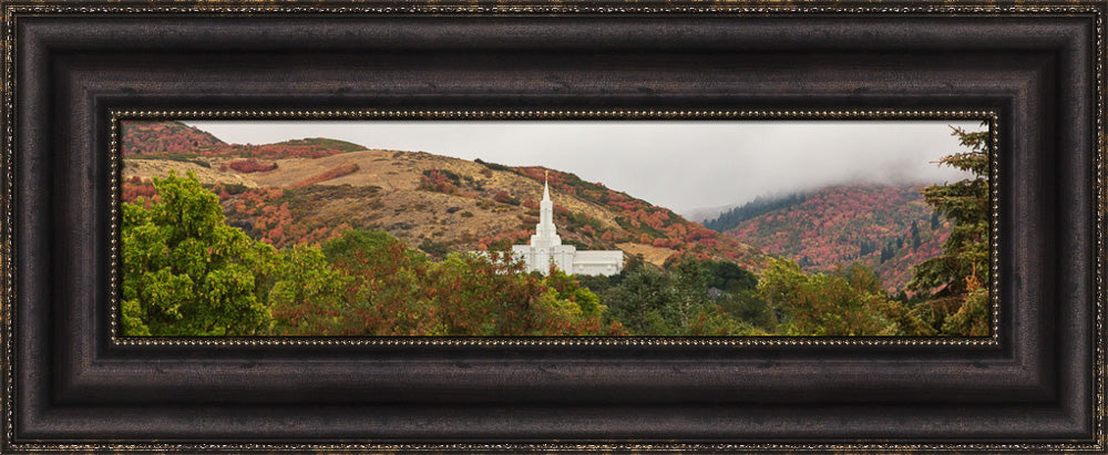 Bountiful Temple - Fall Mountains