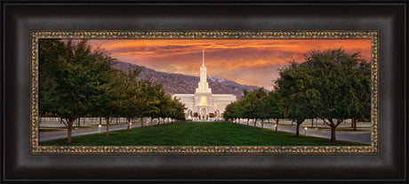 Mt Timpanogos Temple - Sunrise Wide Panoramic