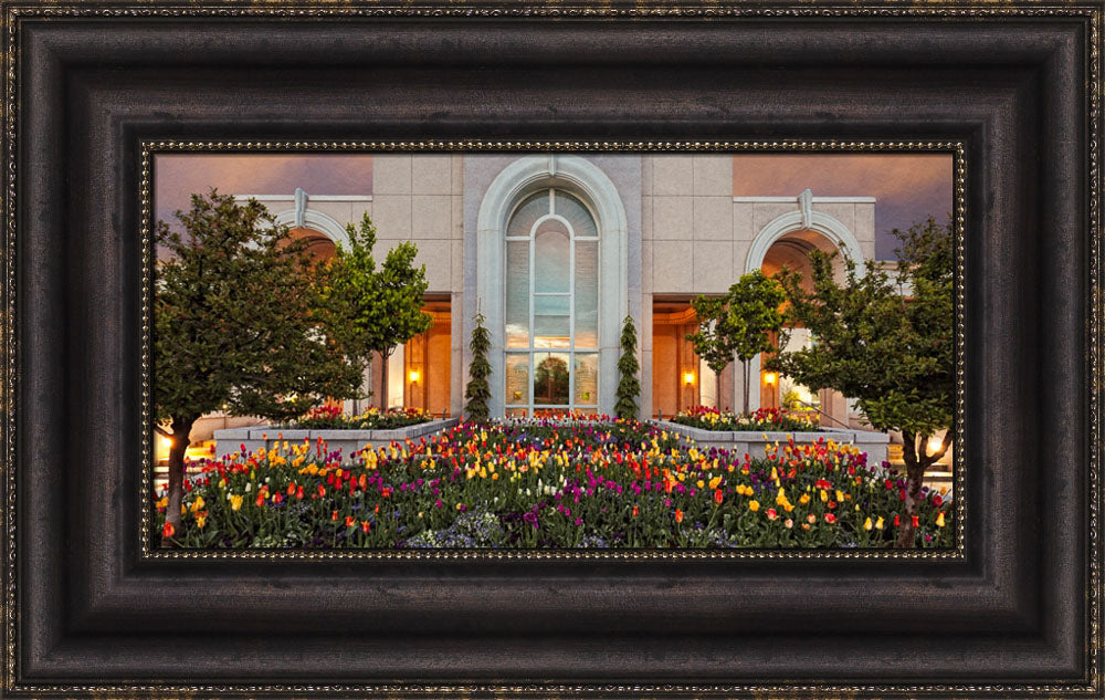Mt Timpanogos Temple - Blooming Spring