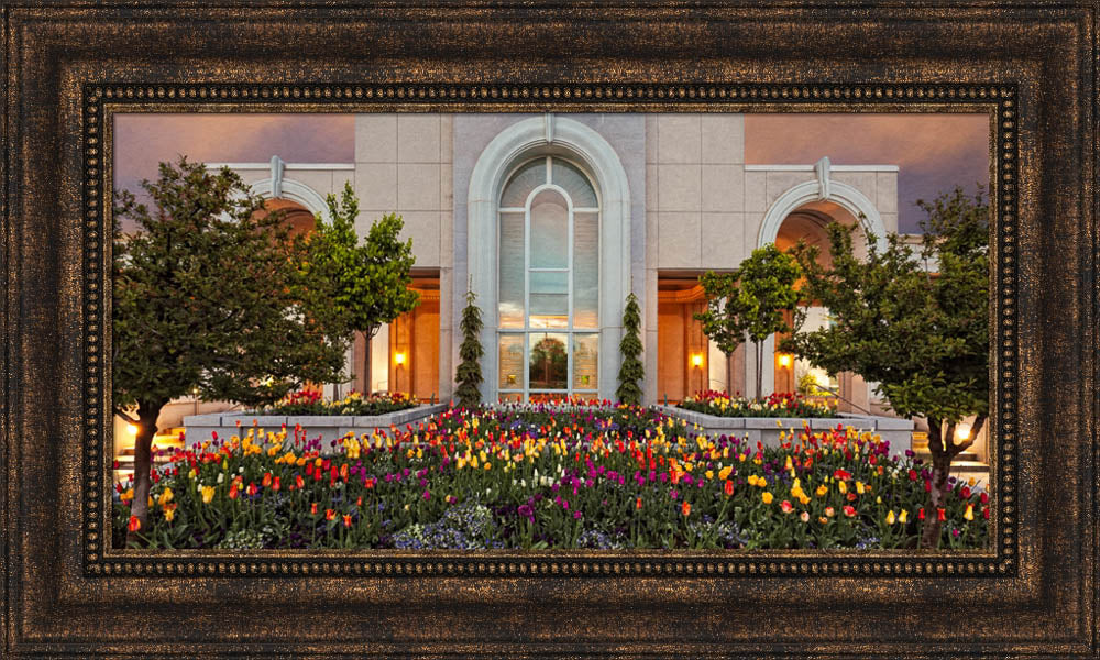 Mt Timpanogos Temple - Blooming Spring