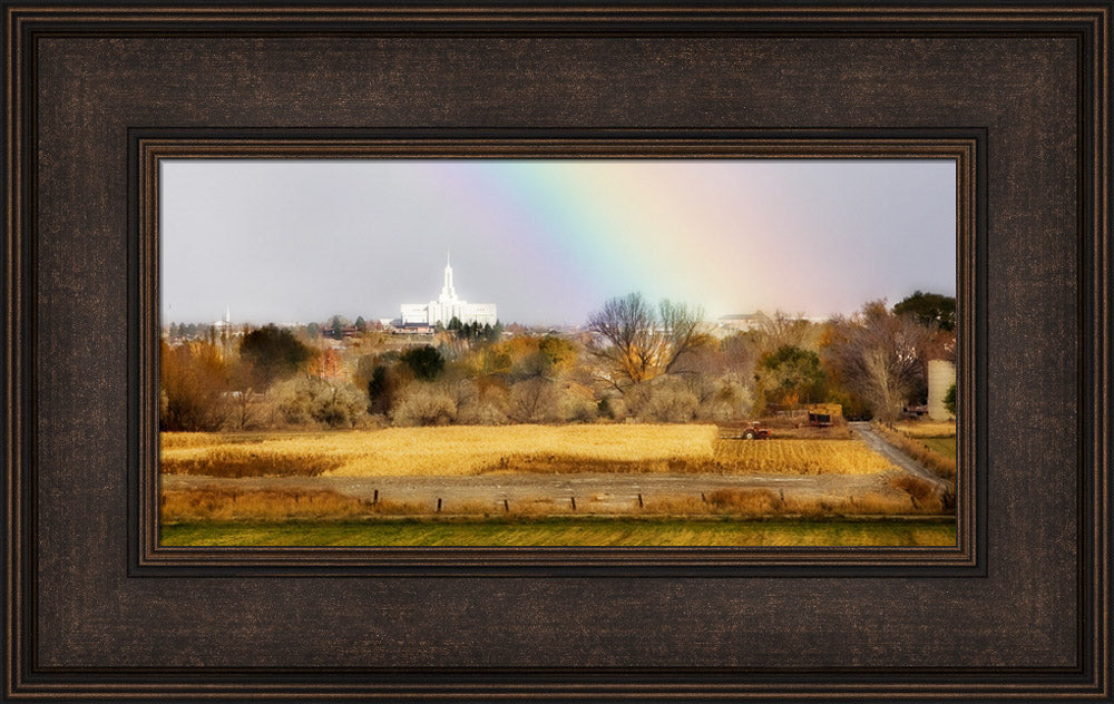 Mt Timpanogos Temple - Rainbow