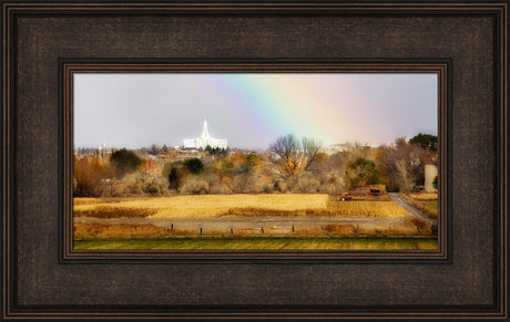 Mt Timpanogos Temple - Rainbow
