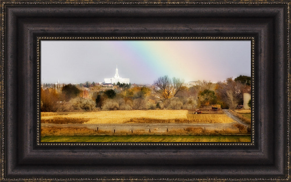 Mt Timpanogos Temple - Rainbow