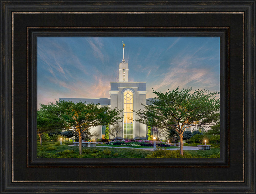 Mt Timpanogos Temple - Evening in the Garden