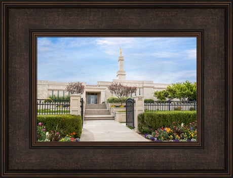 Monticello Temple - Summer Flowers
