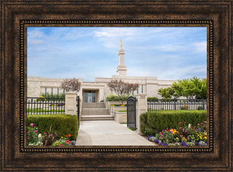 Monticello Temple - Summer Flowers