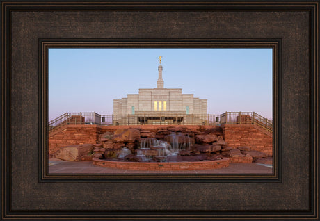 Snowflake Temple - Desert Fountain by Robert A Boyd