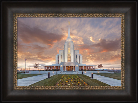 Rexburg Temple - Autumn Sunset