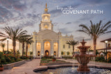Tijuana Temple - Palm Trees 12x18 repositionable poster