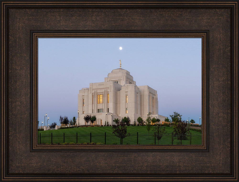 Meridian Temple - At Moonset
