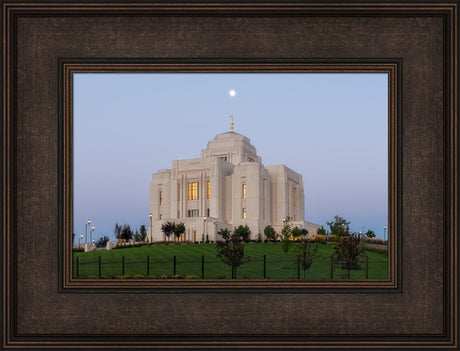 Meridian Temple - At Moonset