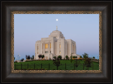 Meridian Temple - At Moonset