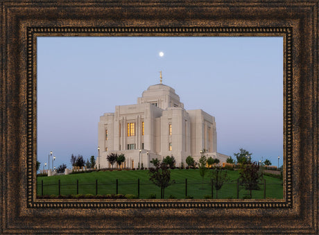 Meridian Temple - At Moonset