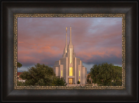 Rome Temple - Gold Reflection