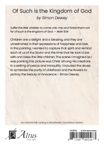 Of Such is the Kingdom of God by Simon Dewey