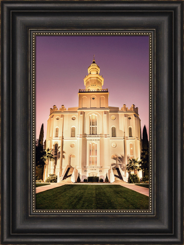 St George Temple - Twilight