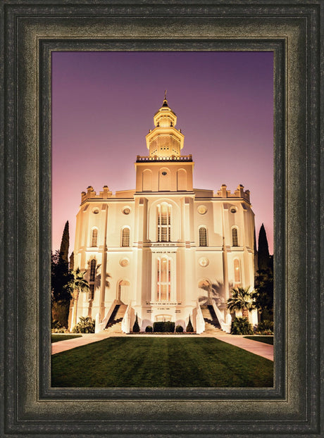 St George Temple - Twilight