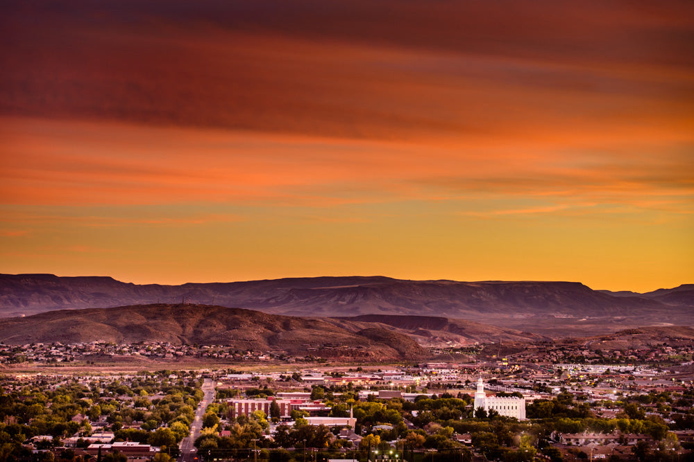 St George Temple - Valley