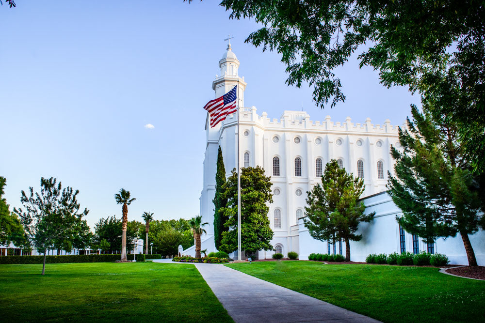 St George Temple - Pathway
