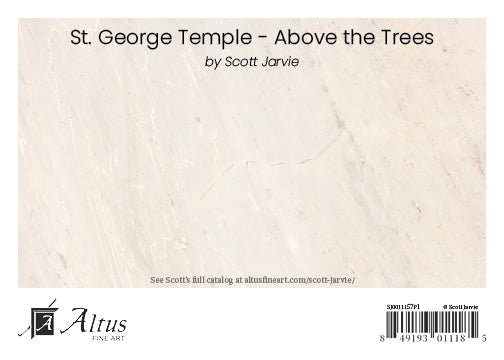 St George Temple - Above the Trees