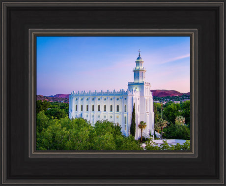 St George Temple - From the Trees