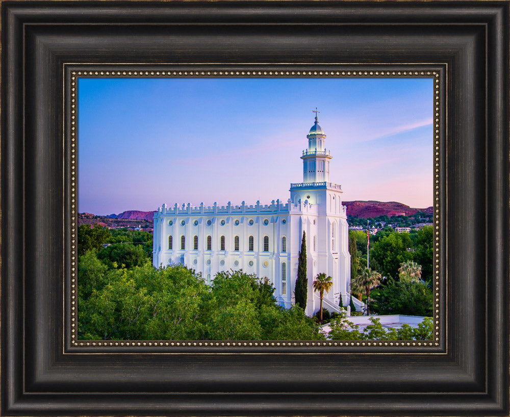 St George Temple - From the Trees