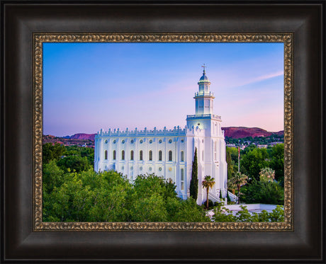 St George Temple - From the Trees