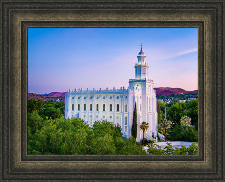 St George Temple - From the Trees