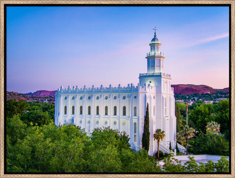 St George Temple - From the Trees