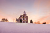 Logan Temple - Sunrise in the Snow
