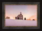 Logan Temple - Sunrise in the Snow