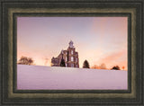 Logan Temple - Sunrise in the Snow