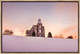Logan Temple - Sunrise in the Snow
