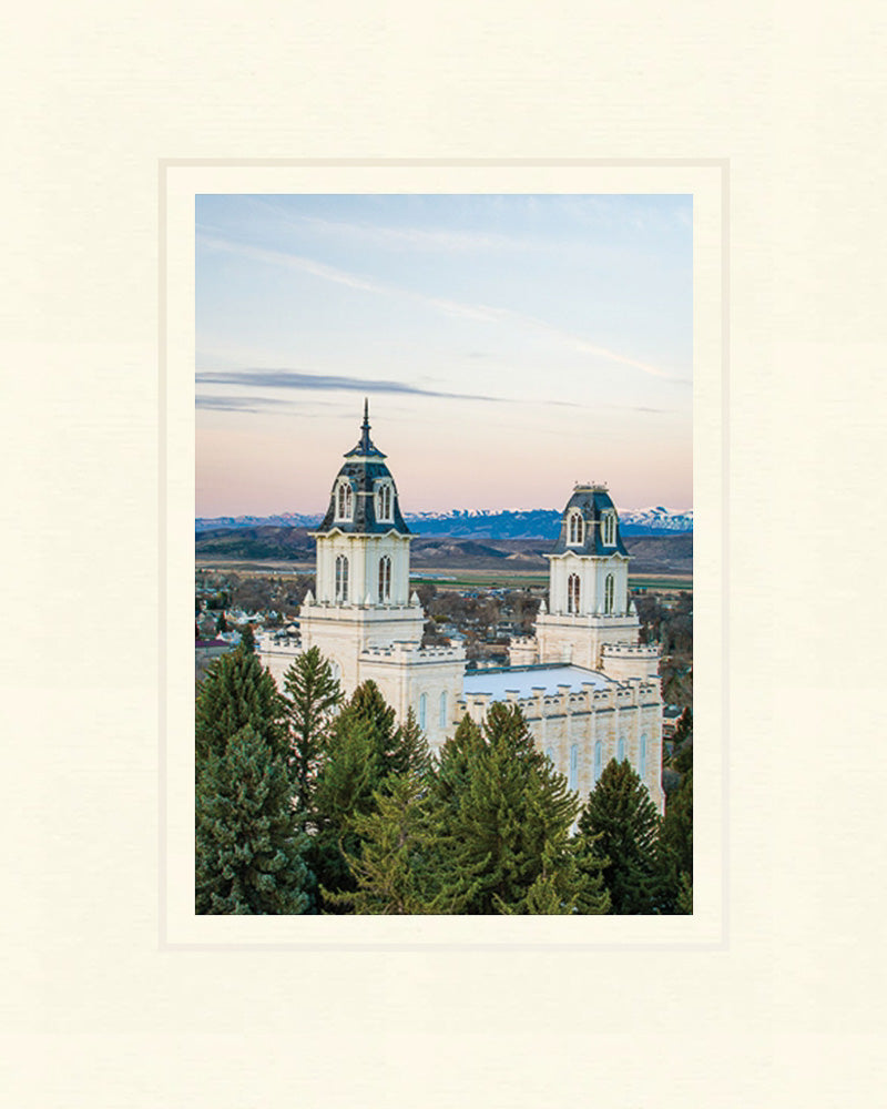 Manti Temple - Above the Trees