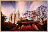Salt Lake Temple - Red Garden