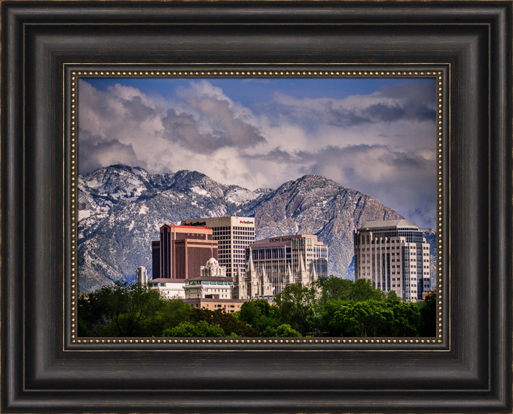 Salt Lake Temple - Downtown View