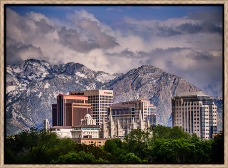 Salt Lake Temple - Downtown View