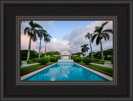 Laie Temple - Blue Reflection