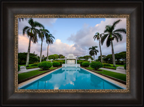 Laie Temple - Blue Reflection