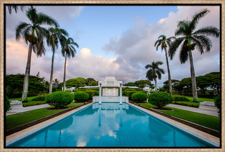 Laie Temple - Blue Reflection