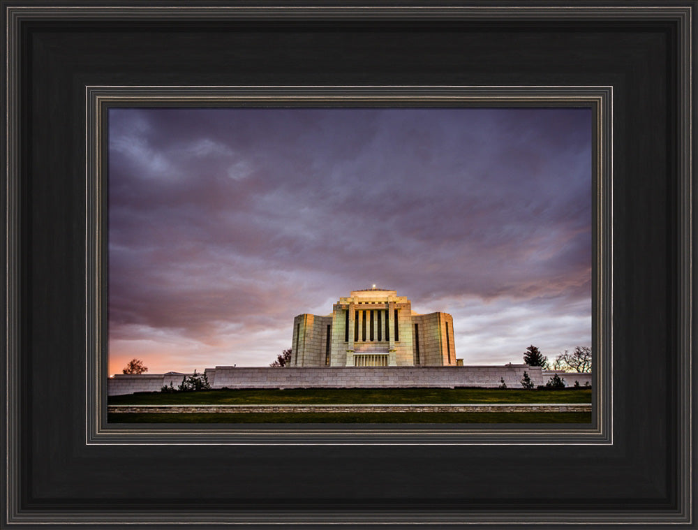 Cardston Temple - Purple Storm