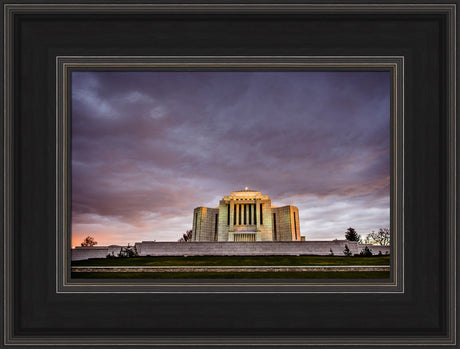 Cardston Temple - Purple Storm