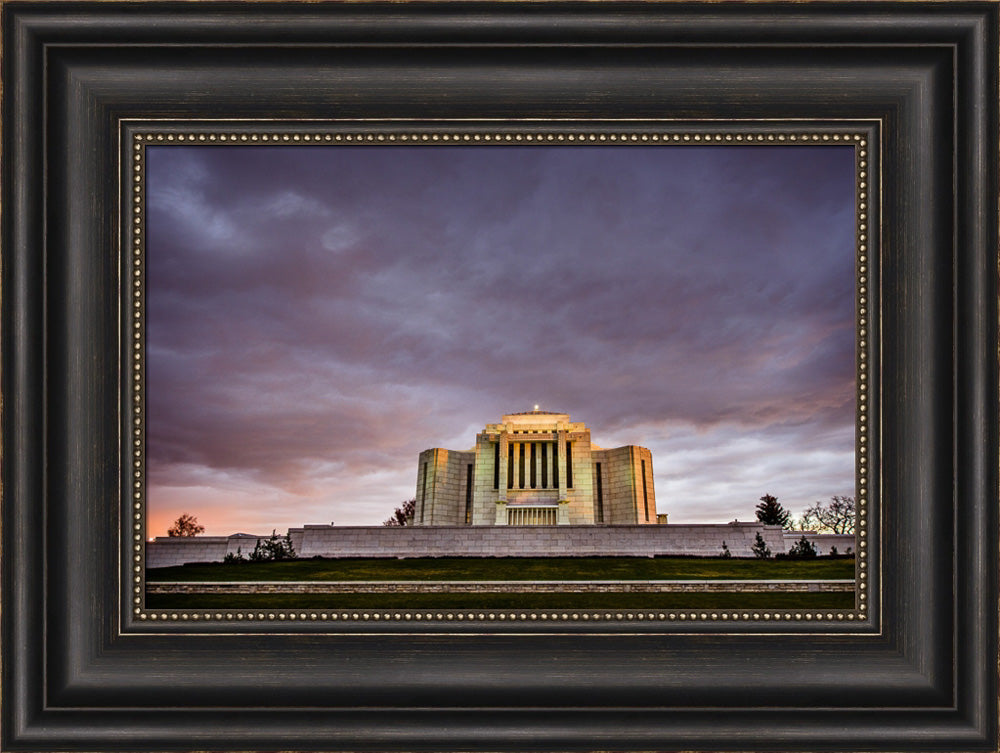 Cardston Temple - Purple Storm