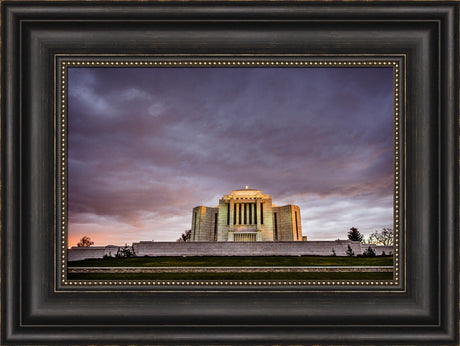 Cardston Temple - Purple Storm