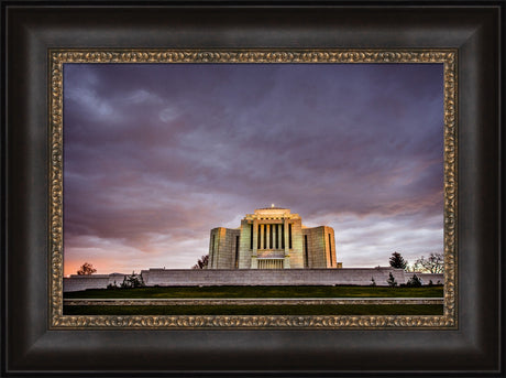 Cardston Temple - Purple Storm