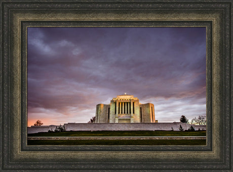 Cardston Temple - Purple Storm